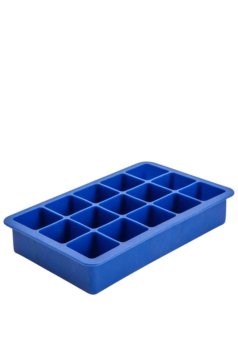 15 Cavity Blue Silicone Ice Cube Mould (3349)
